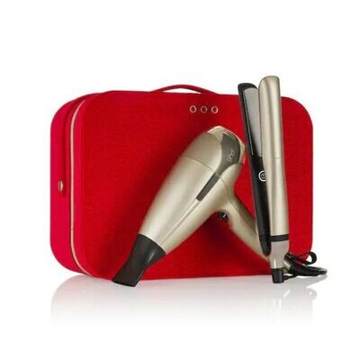 GHD PLATINUM+ & HELIOS™ DELUXE GIFT SET IN CHAMPAGNE GOLD GHD PLATINUM+ & HELIOS™ DELUXE GIFT SET IN CHAMPAGNE GOLD