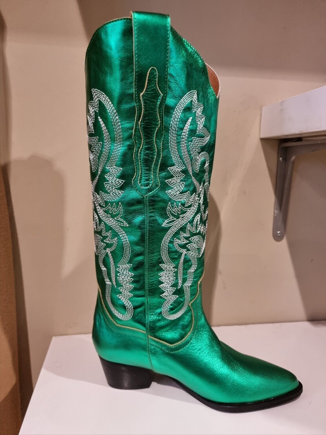 DWRS Westernlaars Tulsa Metallic Green
