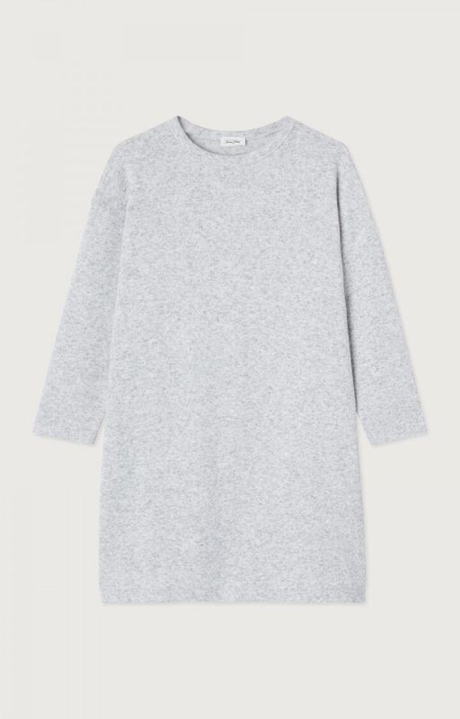 American Vintage Sweatdress Evona Light Grey