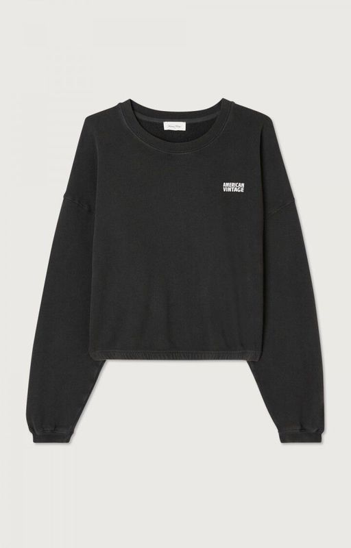 American Vintage Sweat Izubird Carbone