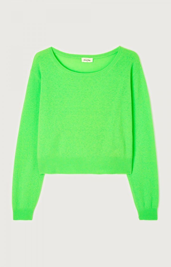 American Vintage Trui Raxow Groen Fluo