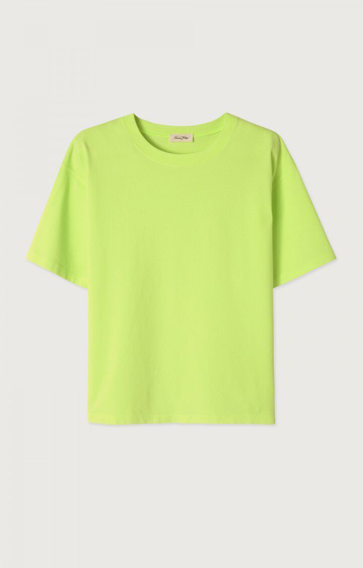 American Vintage T-shirt  Fizvalley Fluo Yellow