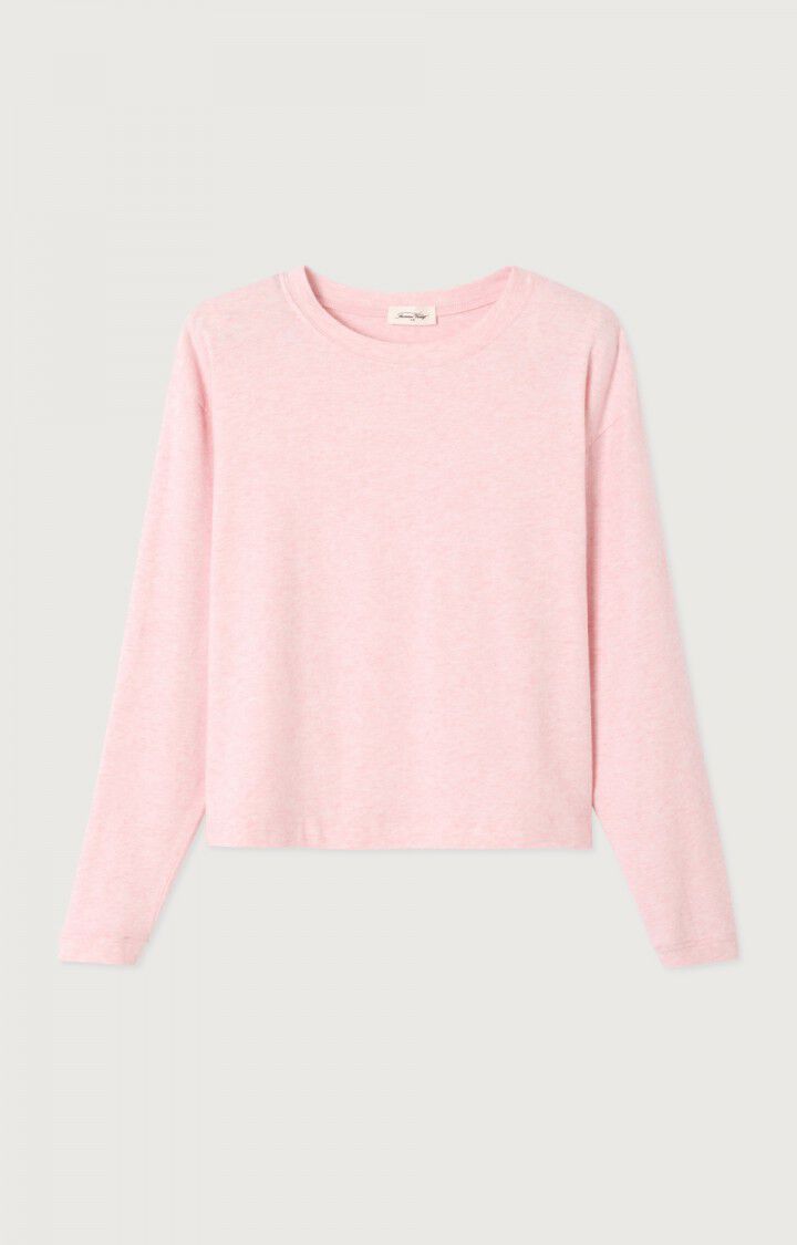 American Vintage Ypawood T-shirt l/m Roze