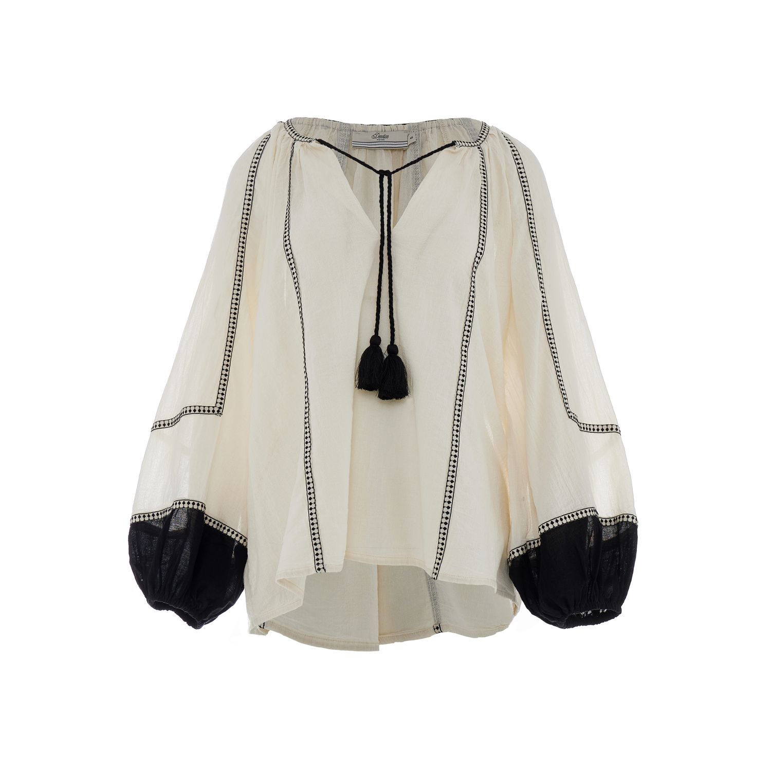 Devotion Blouse Gaze Black/Off White