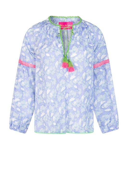 Place Du Soleil Lila Print Top