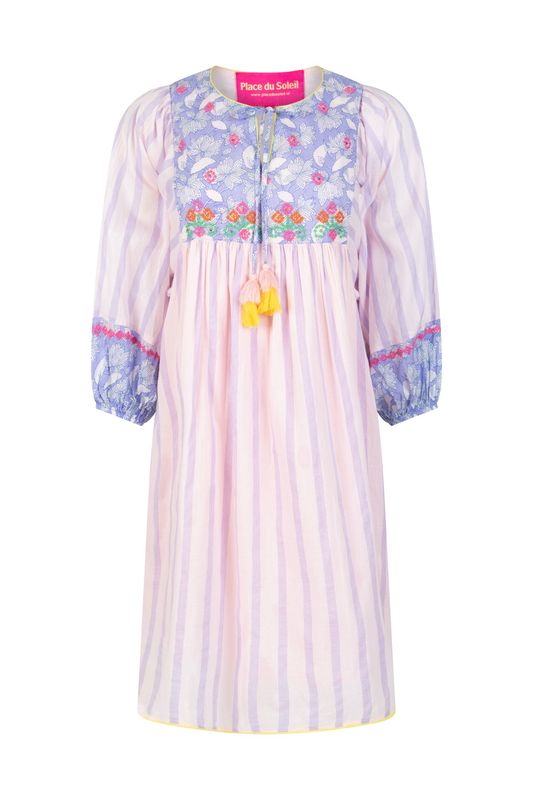 Place Du Soleil Stripes Dress