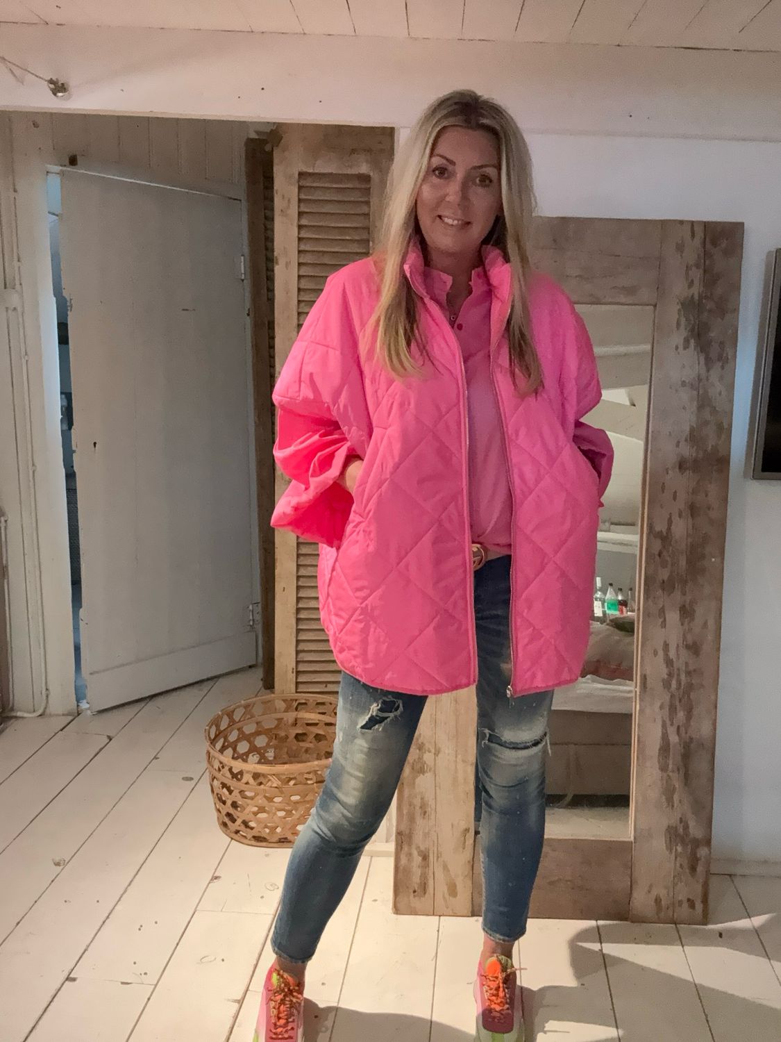 Bodywarmer roze