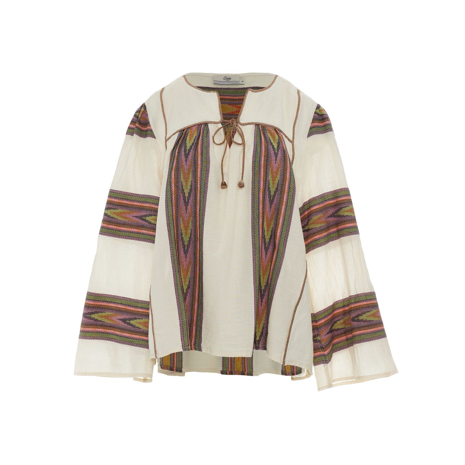Devotion Blouse Jacquard Pink/Green
