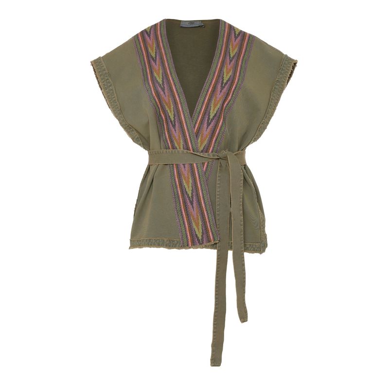 Devotion Jacket  Sleeveless  Khaki