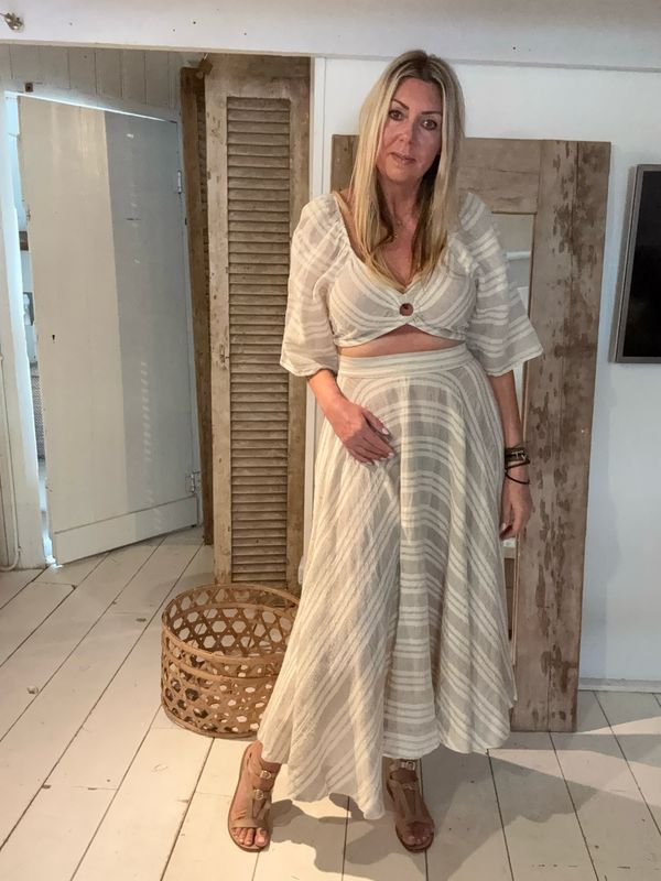 Nema Top Creme/Taupe