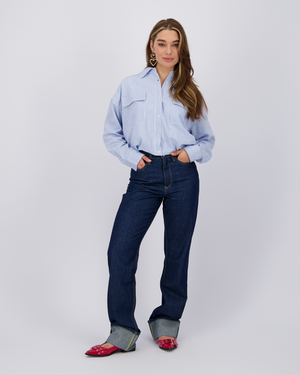 Raizzed Blouse Scottie Mist Sky Blue