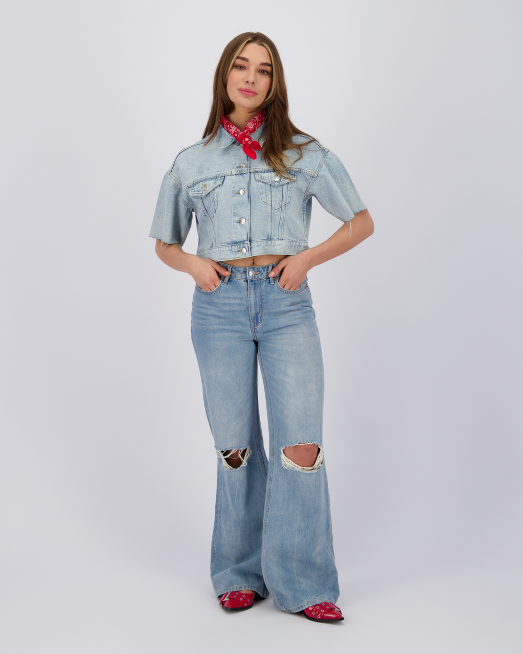 Raizzed Jeans Jacket Clementine Light Blue Stone