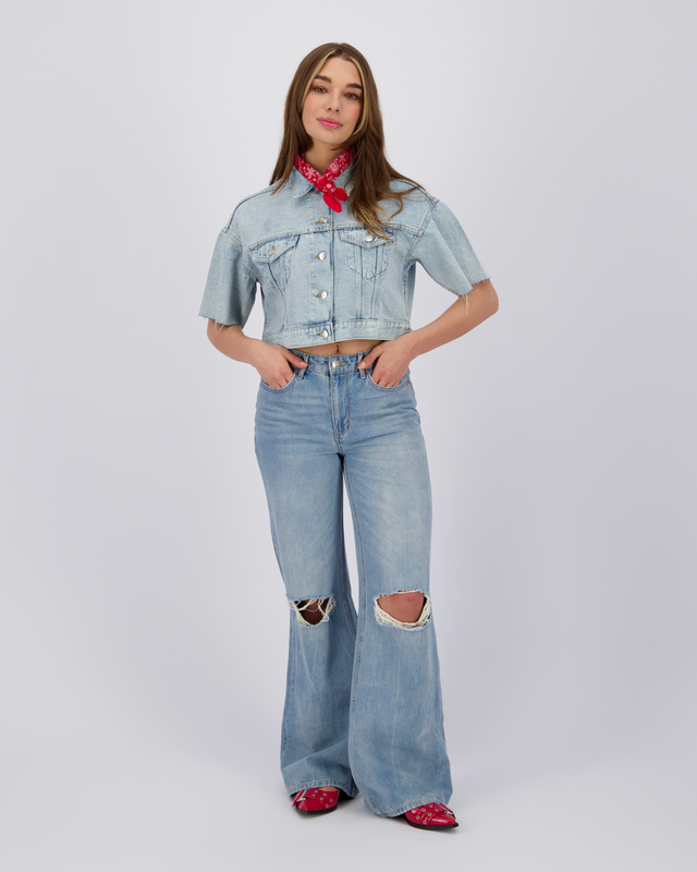 Raizzed Jeans Jacket Clementine Light Blue Stone