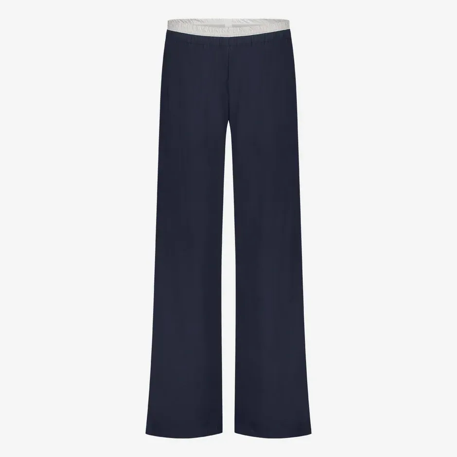 Jane Lushka Antiny Strech Technical Jersey Pants Blue