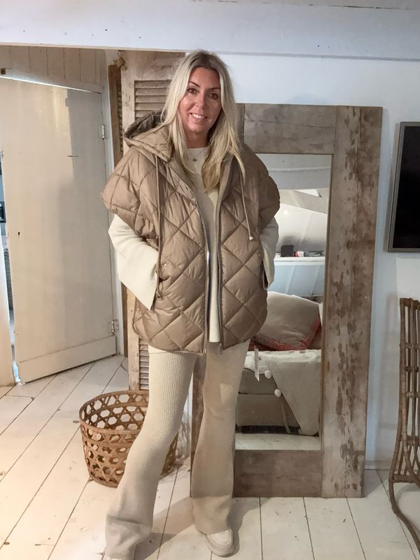 Bodywarmer Lily taupe