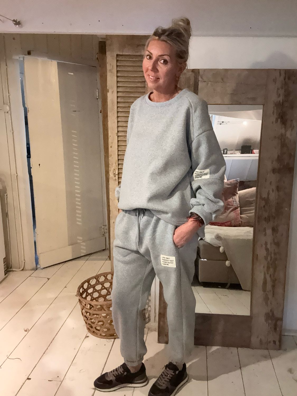 Joggingset Bobby grijs