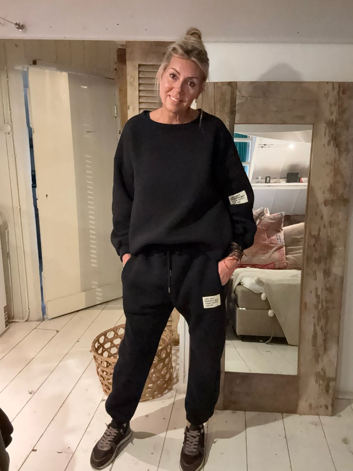 Joggingset Bobby zwart