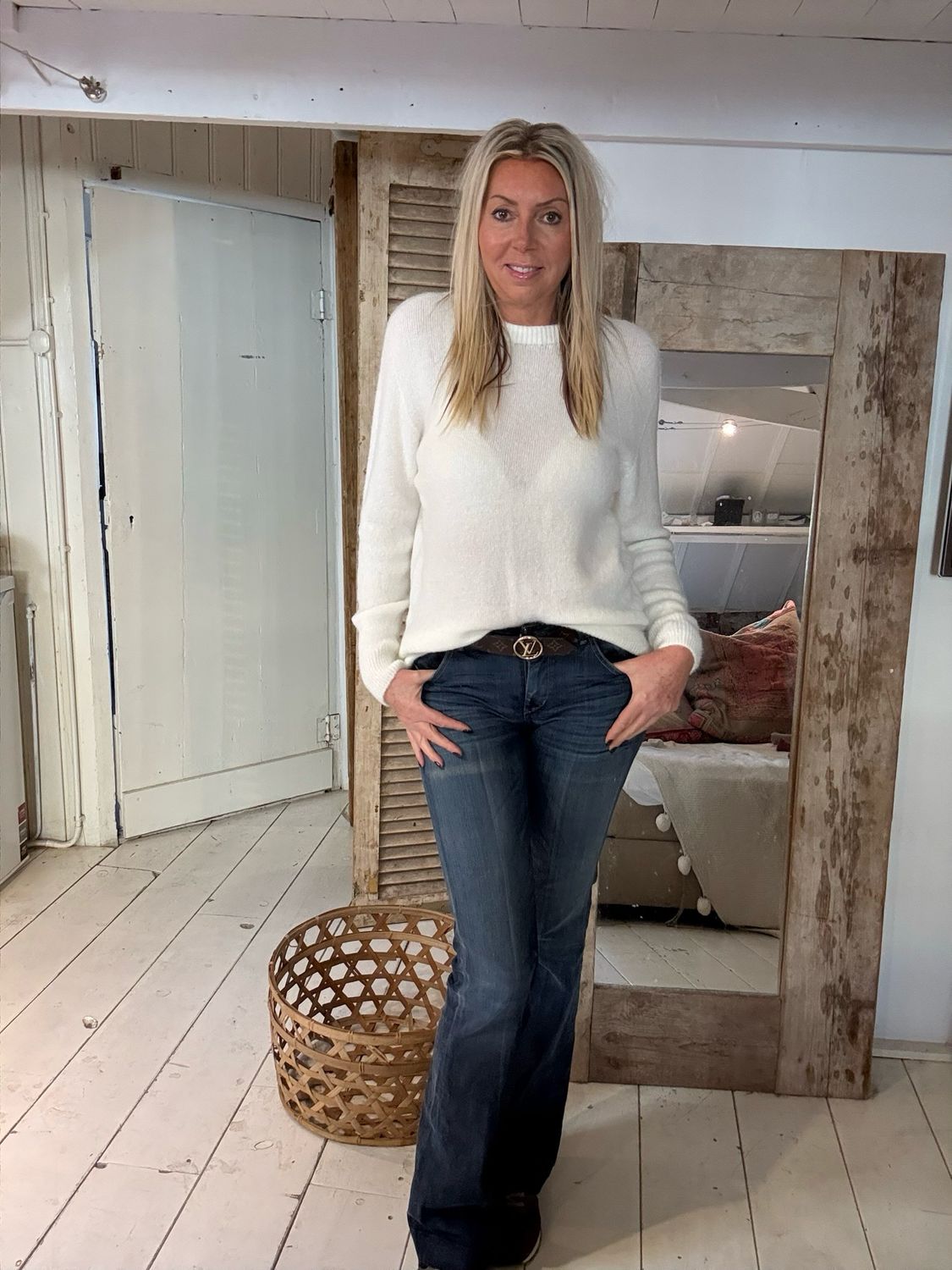 Alpaca trui off-white Peggy