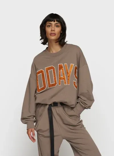 10 Days Baseball Sweater Moonrock