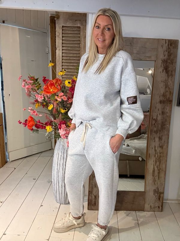 Joggingset Bina grijs