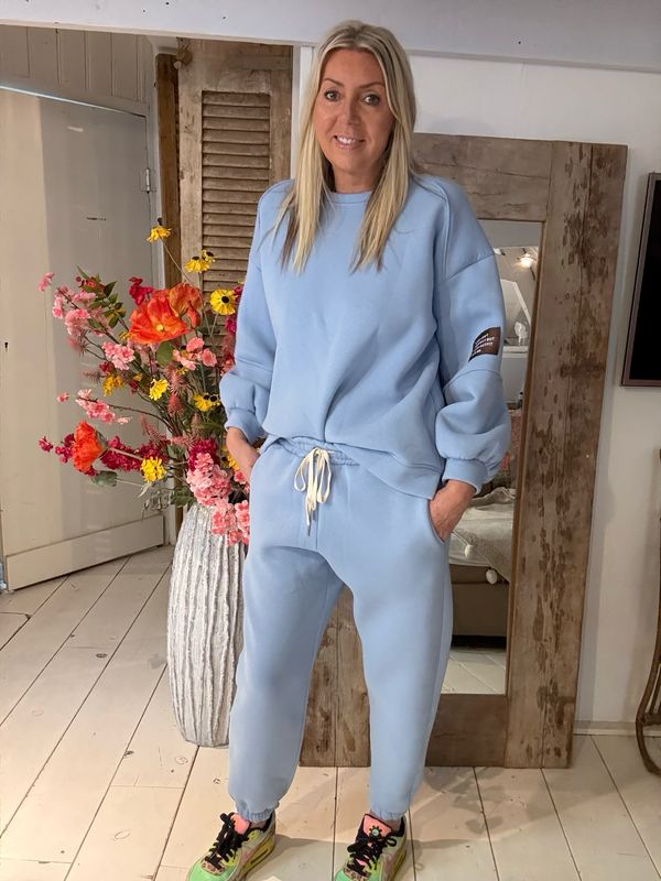 Joggingset Bina baby blauw