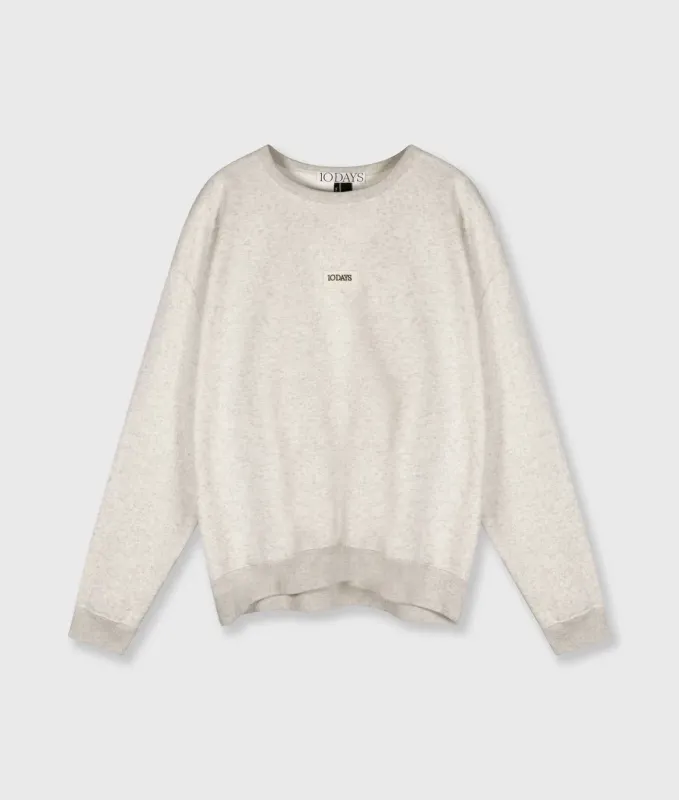 10 Days The Clean Statement Sweater Soft White 10 Days The Clean Statement Sweater Soft White