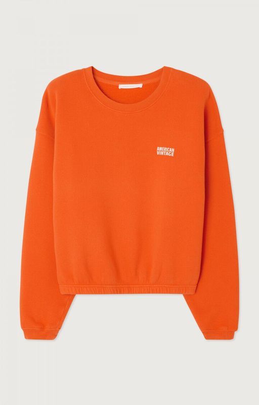 American Vintage Sweat Izubird Orange