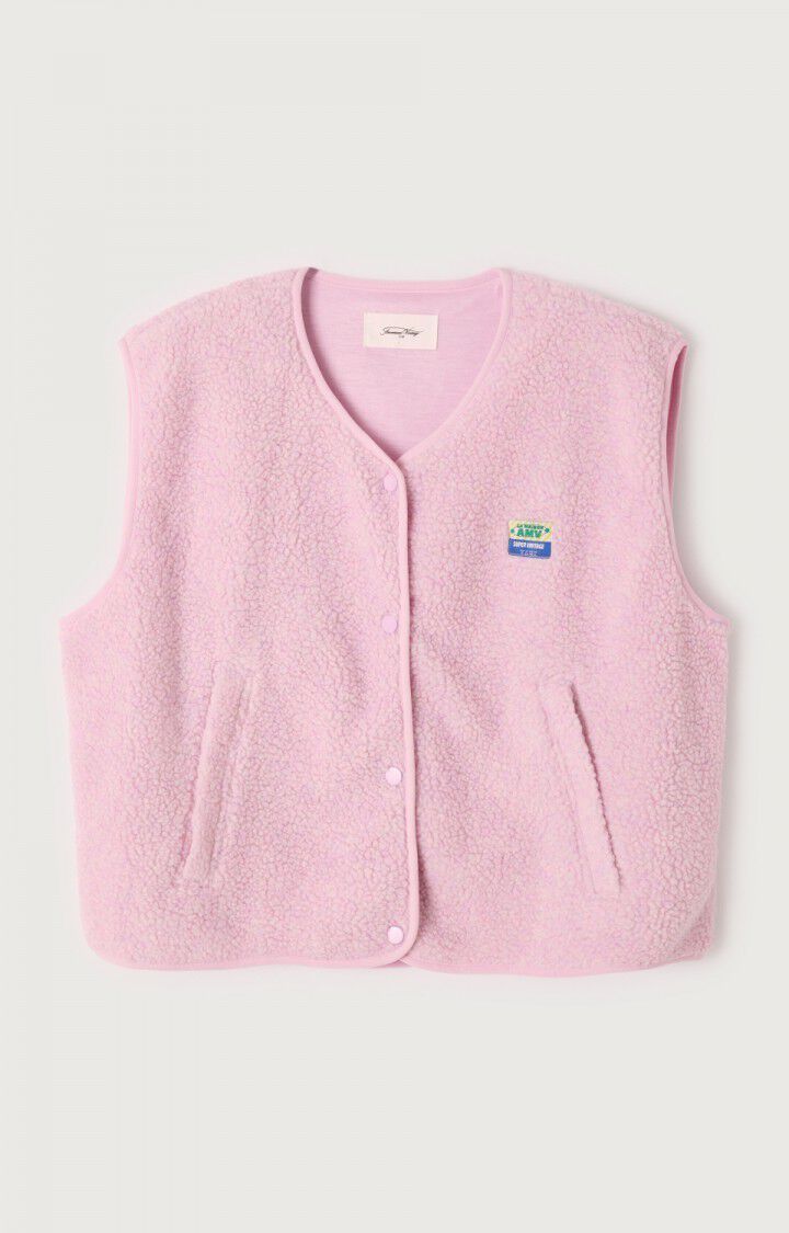 American Vintage Gilet Hoktown Roze