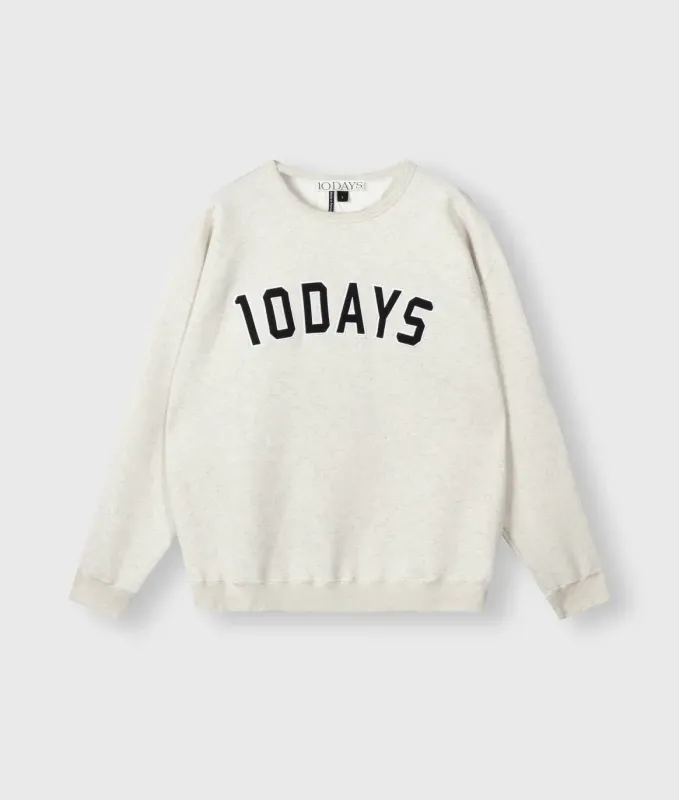 10 Days The Statement Sweater Soft White Melee
