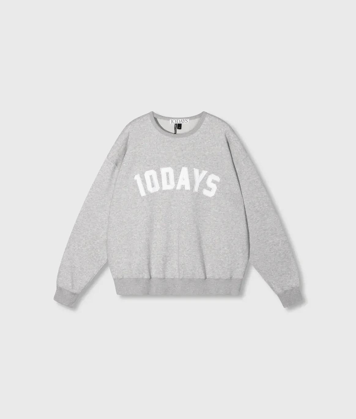10 Days The Statement Sweater Light Grey 10 Days The Statement Sweater Light Grey