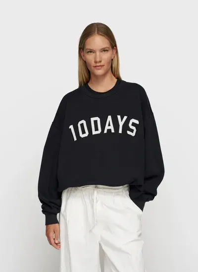 10 Days Statement Sweater Black