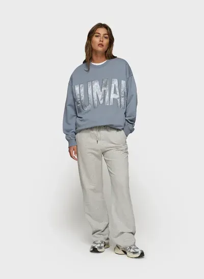 10 Days Human Fleece Sweater La Blue
