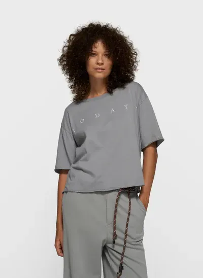 10 Days Short Sleeve Tee Logo/ GOTS Light Grap