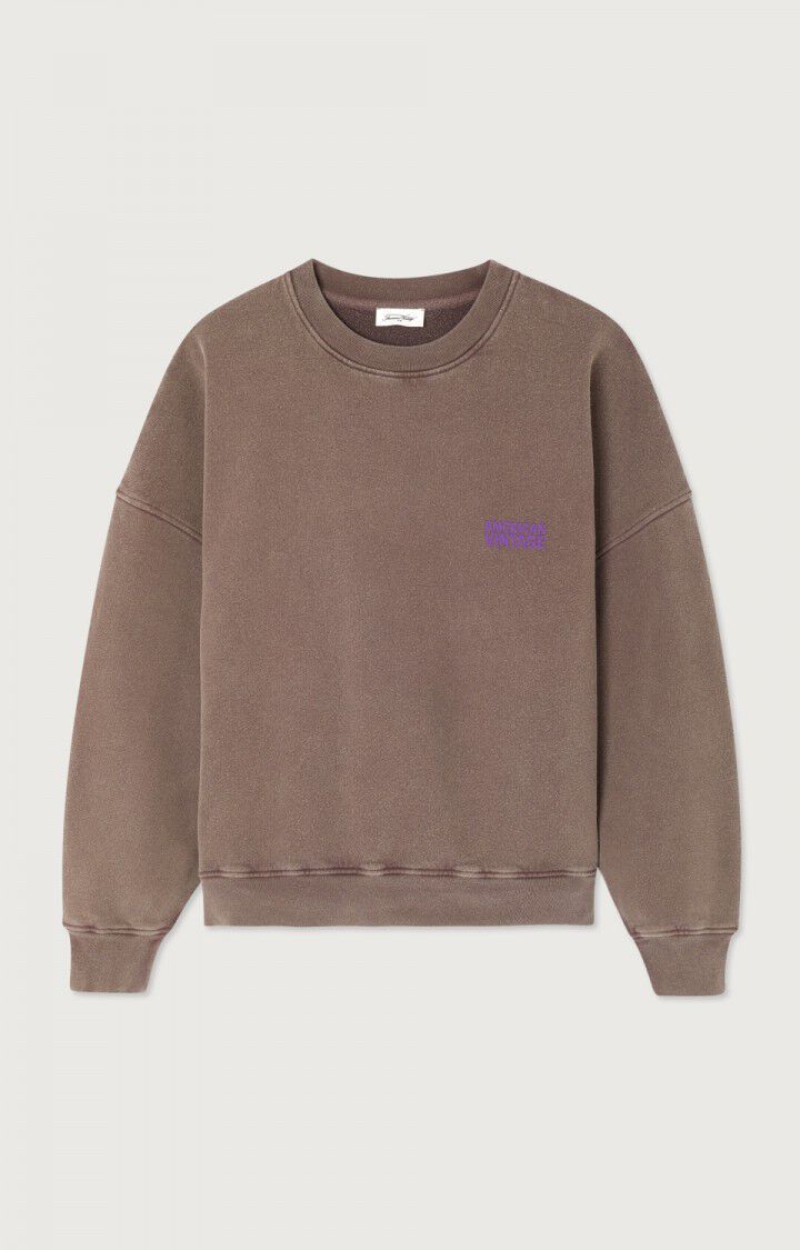 American Vintage Sweater Plizzy Brown