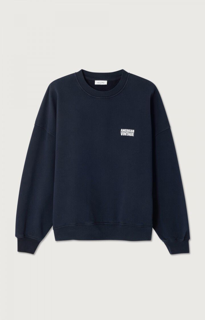 American Vintage Sweater Plizzy Navy