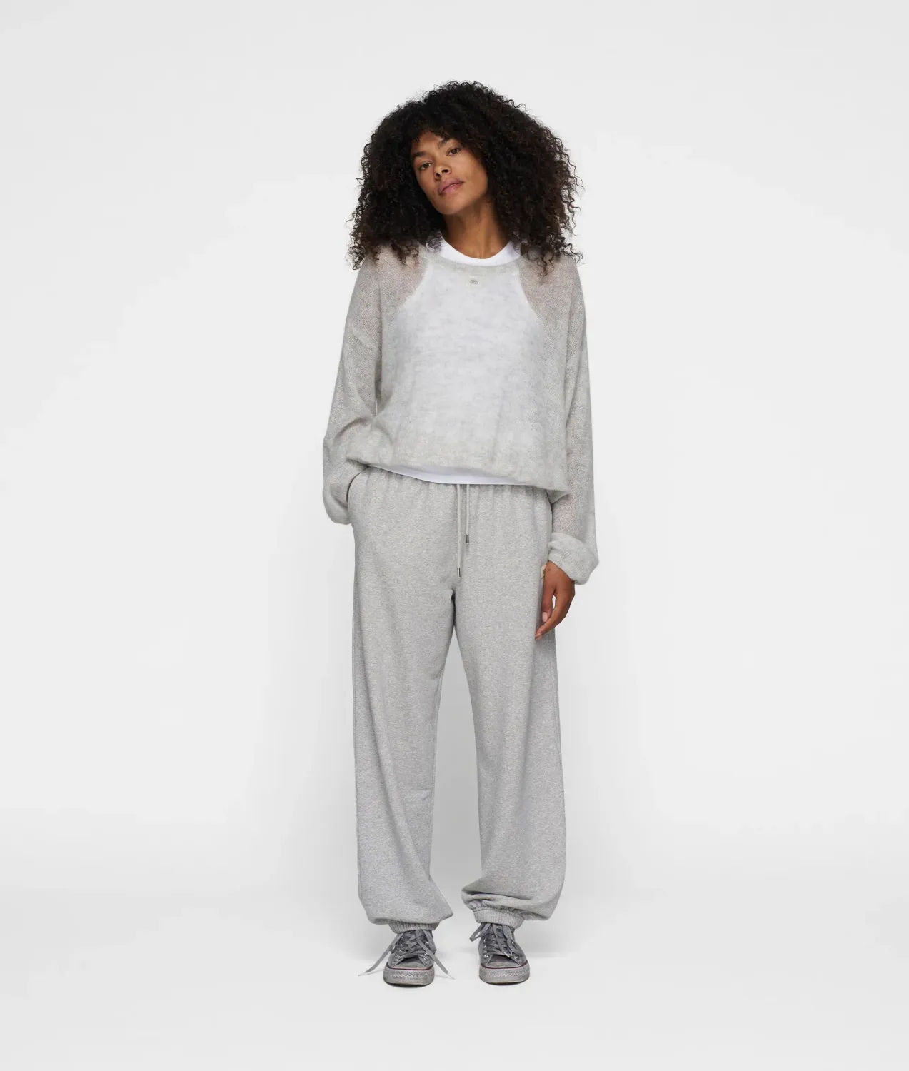 10 Days The Knit Sweater Light Grey