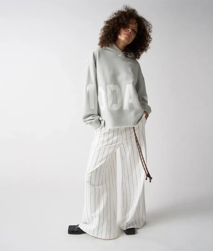 10 Days Wide Jogger Pinstripe Ecru