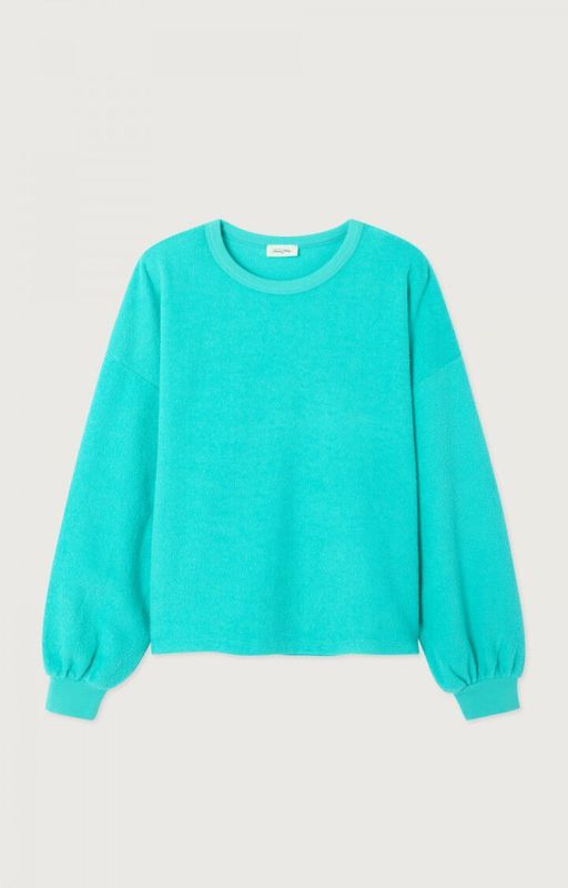 American Vintage Sweater Bobypark Turquoise