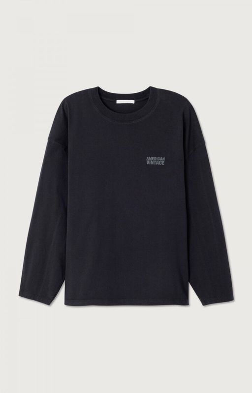 American Vintage T-shirt lm Gixy Noir