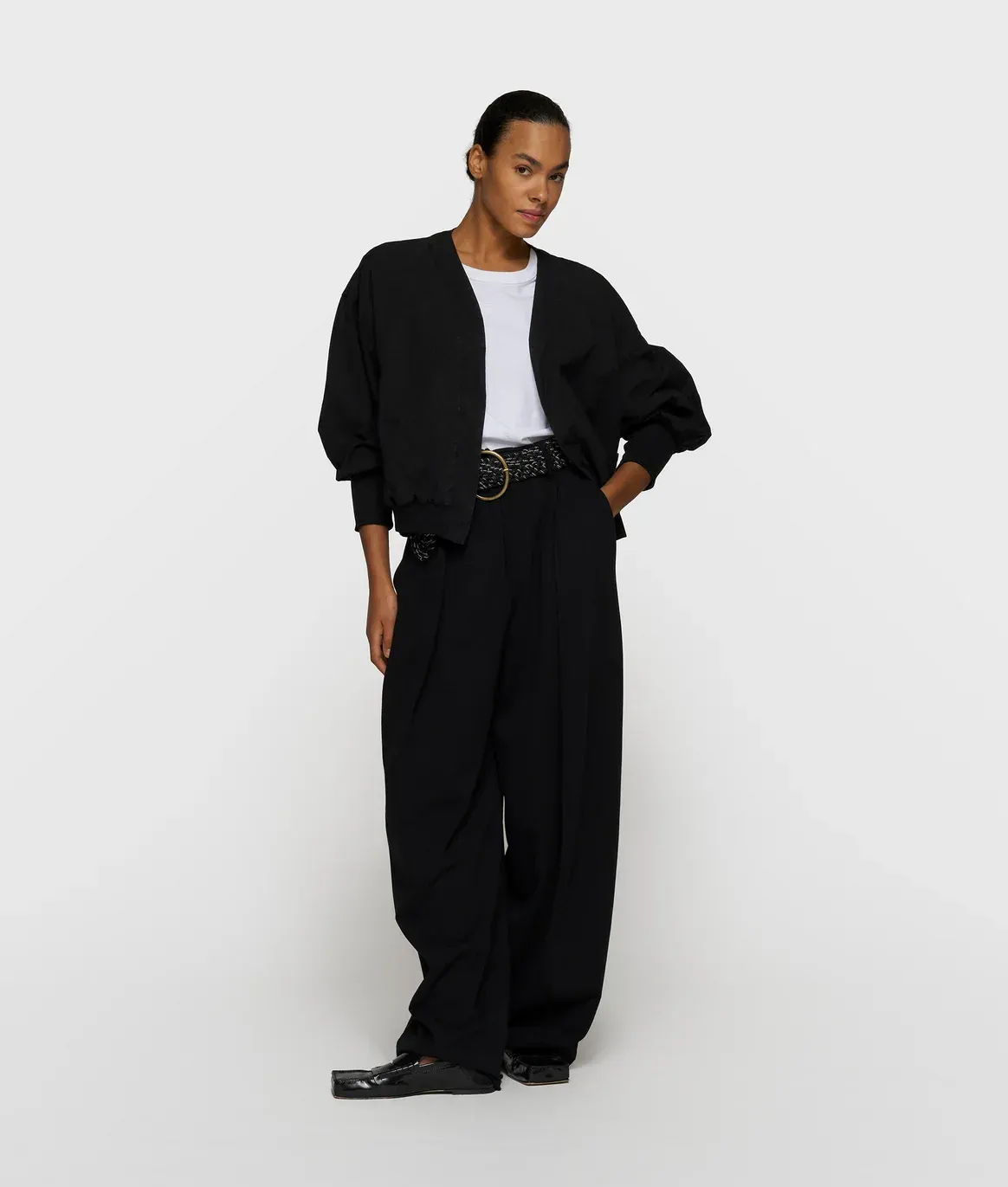 10 Days Poplin Bomber Black