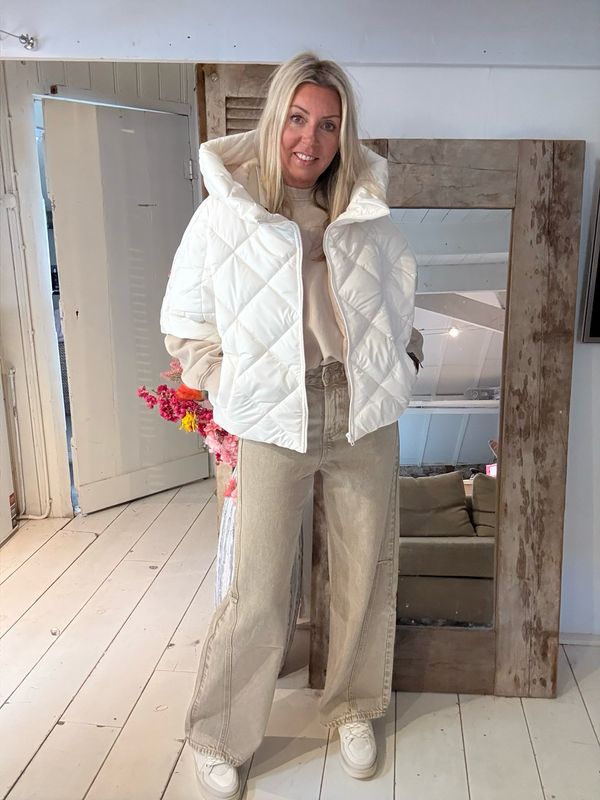 Bodywarmer Ella Kalkwit one size