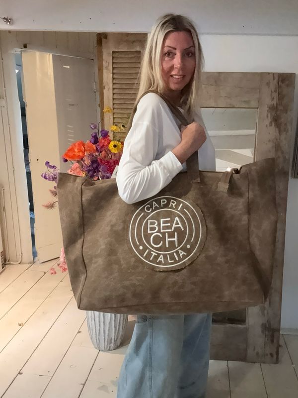 Tas Capri Beach Taupe