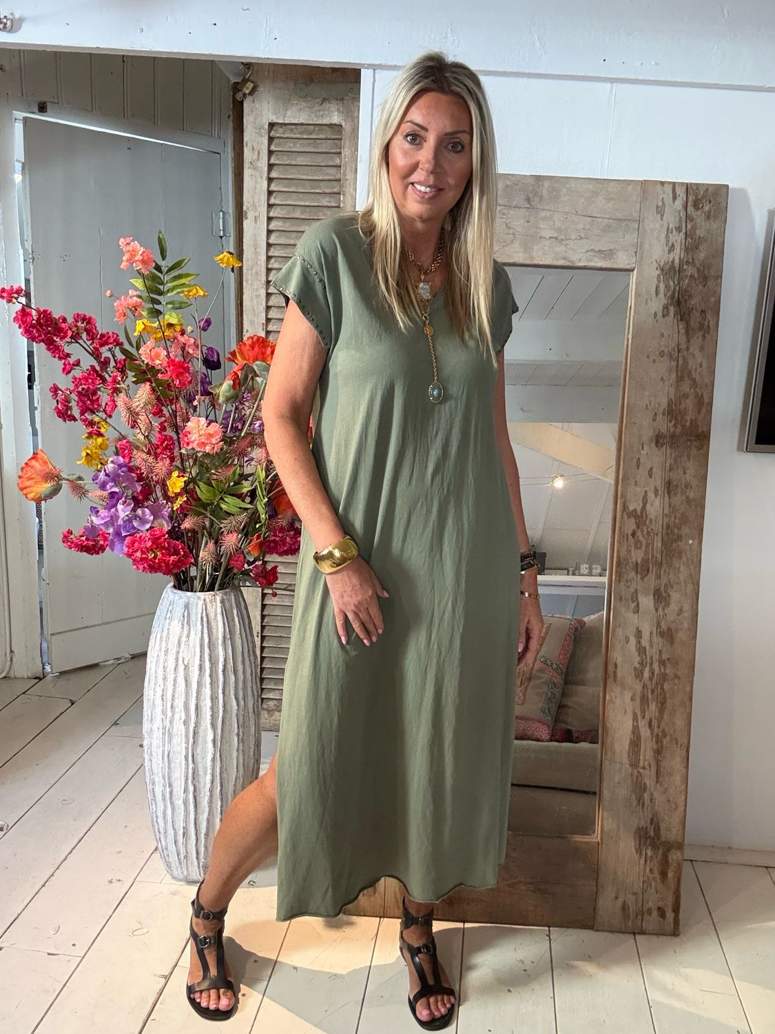 Jurk Mary one size groen