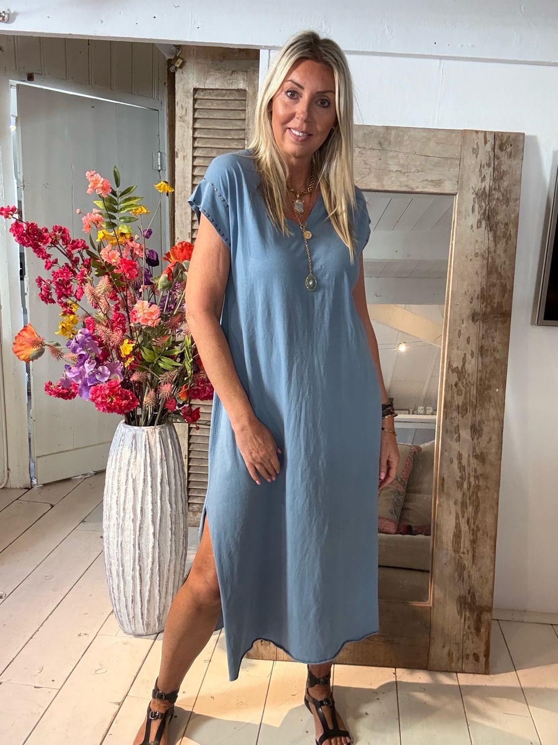 Jurk Mary one size blauw