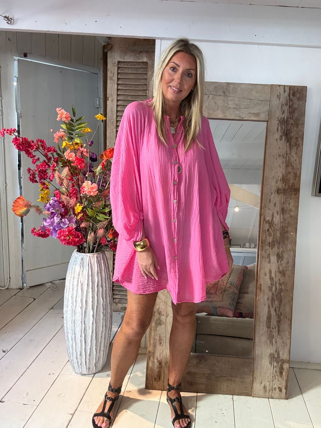 Tuniek Rachel Fuchia