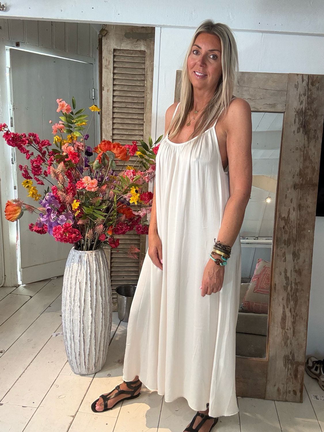Jurk Tess off white