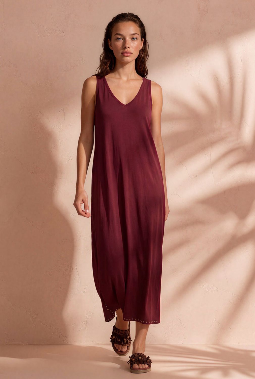 Dress Juul studs bordeaux