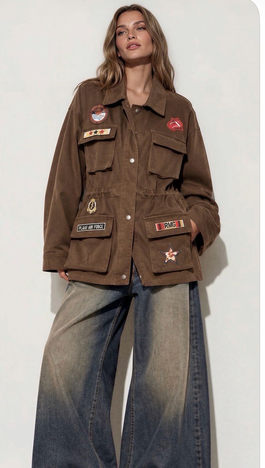 Armyjacket rose brown one size