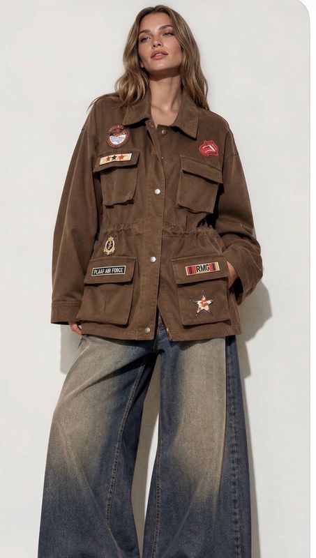 Armyjacket rose brown one size
