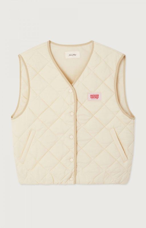 American Vintage Yupibam bodywarmer Ecru